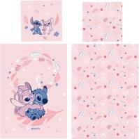 Funda Nórdica Reversible Lilo y Stitch con Angel para Cama de 90 o 105cm Policotton, Medida 140x200 cm, más 1 Funda Cojín 65x65cm - details 1