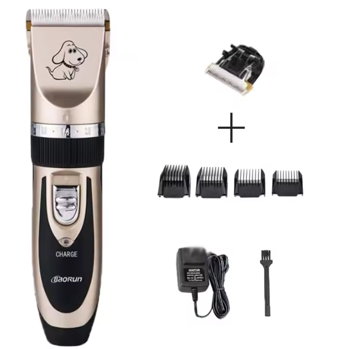 BaoRun P9 P2 Profesional Pet Shaver Gatos Perros Cortador de Melo Trimmer Dog Grooming Kit Recargable Eléctrico Animal Pet Clippers - 1