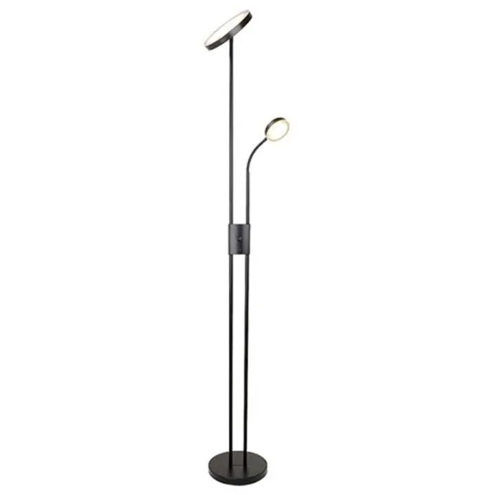 Lámpara de Pie LED 23W 3000K Cristal Negro mate Metal IP20 OPHUS 3000K RABALUX - 1