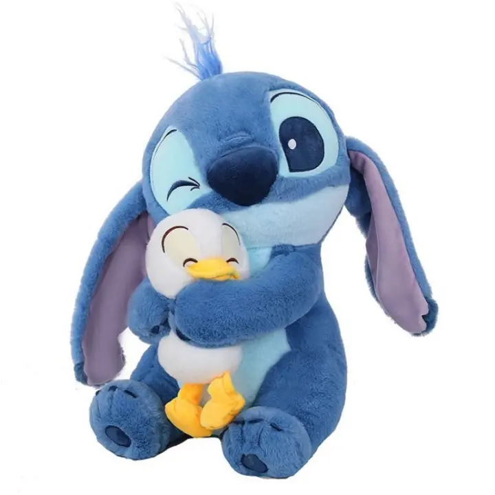 Muñeco De Peluche Disney Stitch De 45 Cm Lilo Muñeco De Pluma Lindo Regalo De Cumpleaños Para Niños Decoración Kawaii - 1