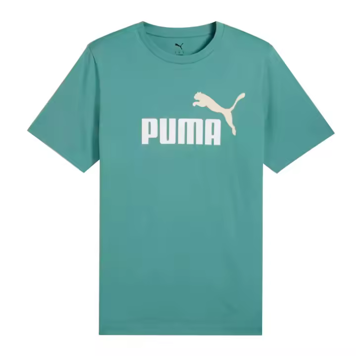 PUMA Camiseta para hombre ESS+2 COL LOGO TEE VERDE 684708-30 - 1