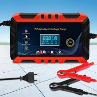 Cargador De Batería Automático 12V 6A Inteligente Para Coches RV ATV SUV Reparación De Pulso ABS Material Peso 480g - details 0
