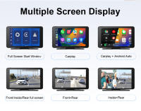Cámara De Dashboard 7' DVR 2.5K Con Navegación GPS Y Control De Voz Compatible Con Carplay Y Android Auto Cámara Trasera Inalámbrica Monitor De Coche FM AU - details 8