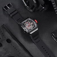 Reloj De Cuarzo Para Hombre PAGANI DESIGN 2023 Forma De Cuenco 40MM Vidrio De Zafiro Resistente Al Agua Y Luminoso Pulsera De Silicona Estilo Casual - details 32