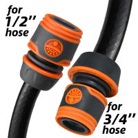 KESLA Adaptador De Jardín 2pcs 1/2" 3/4" Conector Rápido 16mm Tapa De Conexión Coupler Extensor De Tubo Para Riego - details 4