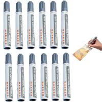 Detector de Billetes Falsos Pack 12 Rotuladores, Detectores de Billetes Falsos, Detecta Billetes Falsos en 2 Segundos, Fabricados en España, No Tóxico, Válido para Cualquier Billete: Euros, Libras, Dólares, Etc. (Monxu) - details 1