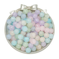 30pcs Huesos De Cristal De Colores Mixtos 10mm 4 Estilos Bolas Redondas Para Pulseras Collares Aretes Accesorios De Joyería - details 6