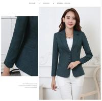 Chaqueta De Negocios Para Mujer Estilo Lady Oficina Elegante Y Ajustada Cierres Únicos Blazer Formal Para Todas Las Estaciones - details 19