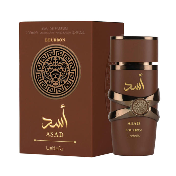 Perfume Lattafa Asad Bourbon Eau de Parfum Unisex 100 ML Fragancia Duradera — oferta en Miravia