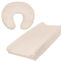 Sábana De Cambio Suave Con Puntos Minky Y Funda Para Almohada De Amamantamiento Para Bebé Niño Y Niña 2PCS Tamaño Medio Material Poliéster - details 14