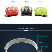 Linterna Frontal SOLOLANDOR Ultra Brillante LED 800LM Con Sensor De Movimiento Recargable USB Impermeable Para Pesca Y Caza - details 2