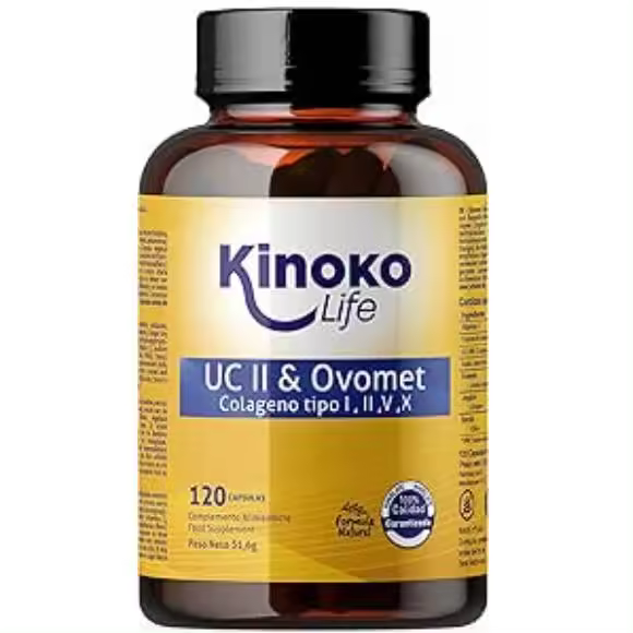 Kinoko Life Colageno Uc-Ii & Ovomet Colageno 120 Cápsulas - 1