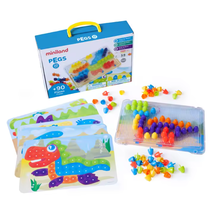 Pegs 20 mm (90 piezas) - Bright Colors - 1