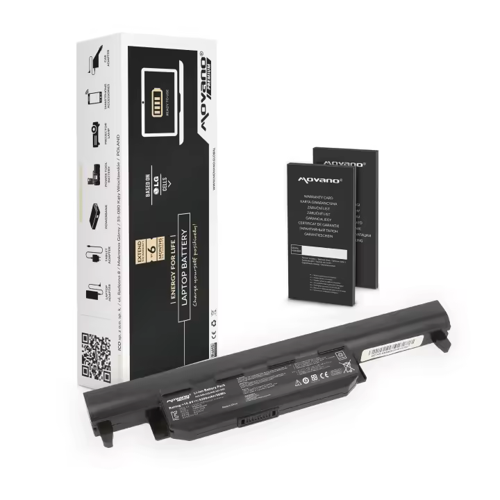Batería Movano Premium para Asus A45, A55, A85, F45, F75, K45, K55 - 5200 Mah - 1
