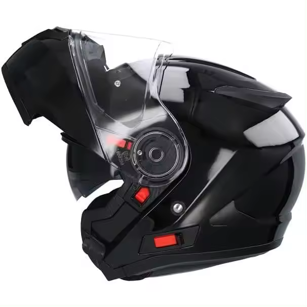 CASCO HELMETS MODELO SHIRO SH-508 NEGRO BRILLO - 1