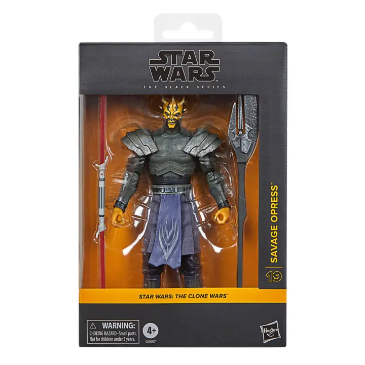 Figura Savage Opress The Clone Wars Star Wars 15cmFigura  Coleccionable - Idea de Regalo- Mercancia Oficial - Juguetes para Niños y Adultos - Movies Fans - Muñeco para Coleccionistas y Exposición - 1