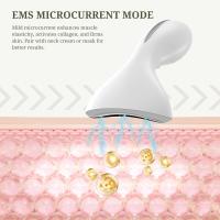 Masajeador facial 4 en 1 EMS Y 3 Luces Masajeador facial 43 ℃ Masajeador facial Eléctrico recargable con Alimentación y vibración con Pantalla LED - details 2