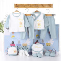 Conjunto De Ropa Para Bebés Recién Nacidos 18 Piezas Unisex Algodón 100% Suave Para Primavera Y Otoño Incluye Gorro Y Pañalera - details 19