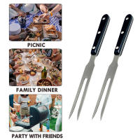 2 Pcs Palillo De Carving De 10 Pulgadas En Acero Inoxidable Para Barbacoa Herramientas De Cocina Resistentes Al Calor Fácil De Limpiar Para Servir Y Hornear - details 0