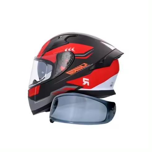 SHIRO CASCO KATANA ORBE ROJO MATE - 1