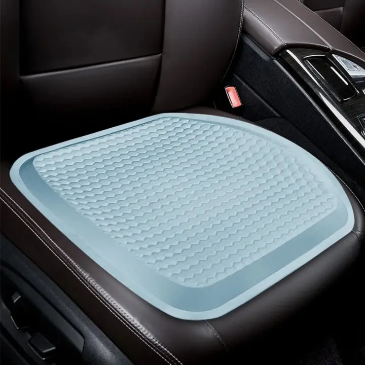 Cojín De Asiento De Coche Gel Verano Transpirable Alivio De Presión Silla De Oficina Y Hogar General Propósito Alivio De Dolor Lumbar Y Coccyx - 1