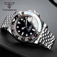 Reloj De Pulsera Automático Tandorio NH35A Date Acero Inoxidable 40mm Inmersión Diversidad Cristal De Zafiro Bisel Rotativo Luminoso - details 5