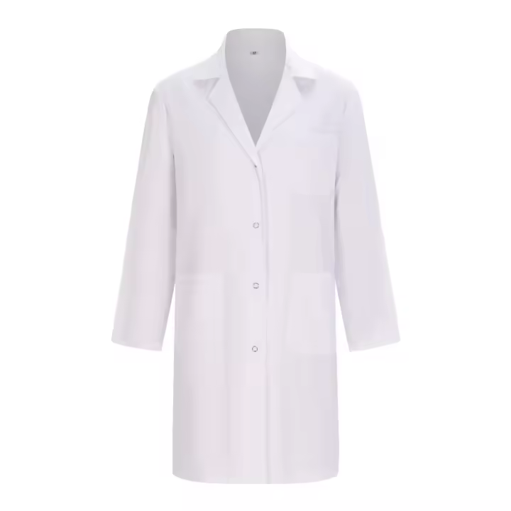 bata laboratorio mujer - bata blanca laboratorio mujer - bata medico mujer - bata de laboratorio mujer Q8161 - 1