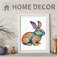 Rompecabezas De Madera En Forma De Conejo Misterioso Modelo 3D Decoración Para El Hogar Regalo De Fiestas Entretenimiento Y Alivio Del Estrés A3 A4 A5 - details 3