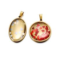 5 Piezas Lote De Colgante De Acero Inoxidable Ovalado Base Cabochón Para DIY Joyería Suministros De Encanto De Cameo Joyería De Moda - details 2