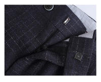 Traje De Three-piece Elegante Para Novio 2024 Con Chaleco Y Pantalones De Alta Calidad Para Bodas Y Negocios Estilo Inglés M-5XL - details 11