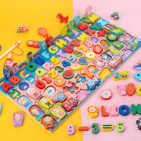 Juguetes De Madera Montessori Para Niños Tablero Ocupado Con Frutas Números Alfabeto Animales Y Tráfico Juego De Encaje Educativo Para Preescolar - details 2
