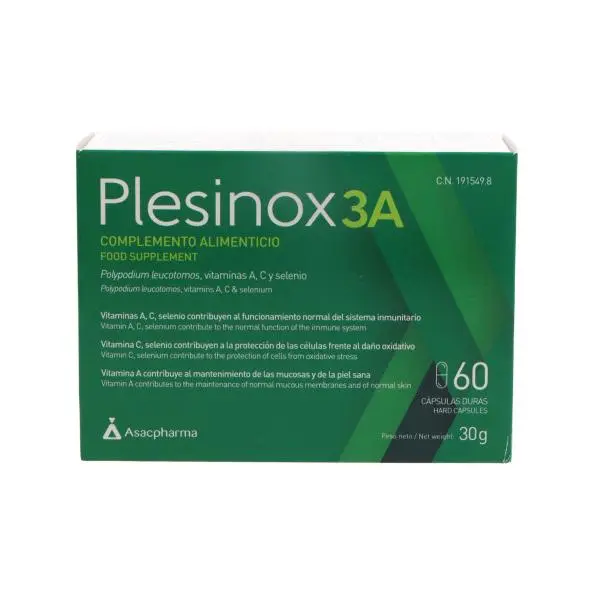Plesinox 3 A 60 Capsulas ESI - 1