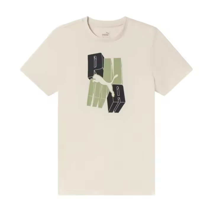 Camiseta Puma Ess Graphic Beige 686895-85 - 1