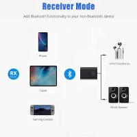 Transmisor Bluetooth 5.0, transmisor y receptor de adaptadores Bluetooth 2 en 1 con baja latencia de enchufe de 3,5 mm, receptor de transmisor bluetooth con función de reducción de ruido, adecuado para el sistema de sonido de DVD de altavoces mp3 / mp4 - details 3