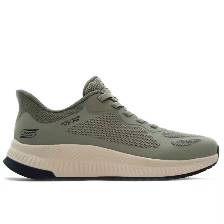 Skechers 118423 Zapatilla casual deportiva, de malla textil, slip-ins, con cordones, suela de goma, para caballero - 1