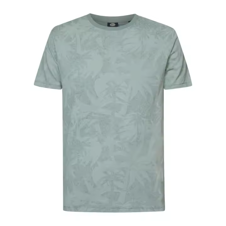 Camiseta de Manga Corta M-1040-TSR627, Marca Petrol Industries, Color Azul, Talla XXL, Para Hombre - 1