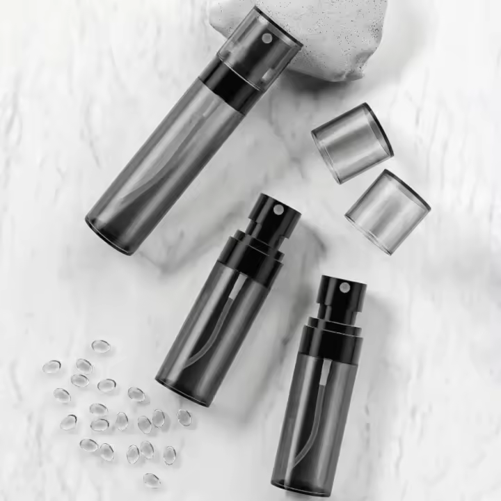 Botella De Spray Portátil Para Hidratación De La Cara Ultra Fina Para Maquillaje Y Alcohol Uso En Viajes Dispensador De Botellas Reutilizables - 1