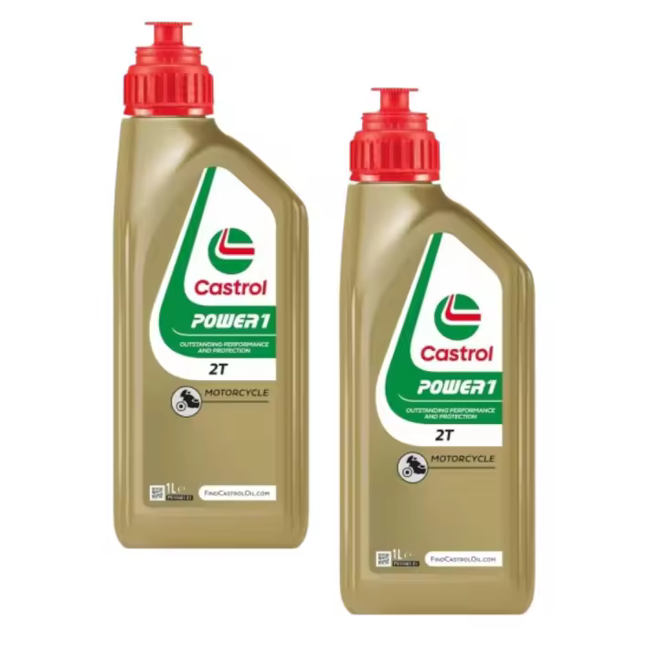 PACK 2 UNIDADES-CASTROL Power 1, 2T Aceite de motor- - 1