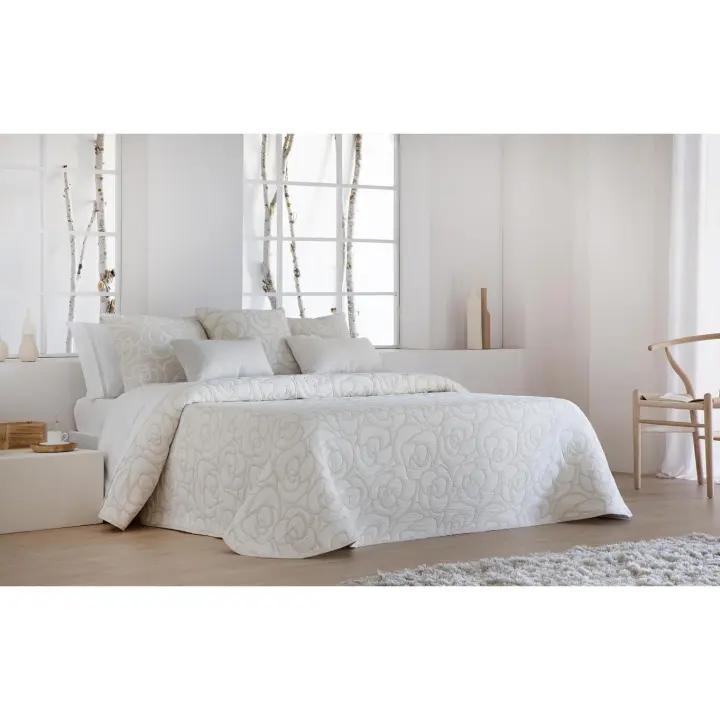 JVR - COLCHA TIPO 10 modelo LOTO - Tejido Jacquard Pique - Fabricado en España - Cama 90/105/135/150/160/180 - 1