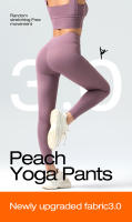 Leggings De Fitness Para Mujer Largo Completo Pantalones De Yoga Cómodos Y Ajustados Para Correr Con Cinturón Elástico Material De Poliéster Y Spandex - details 3