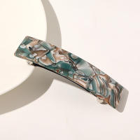 Pins De Pelo De Moda Clips Leopardo Y Marmol Texturizado Geométrico Para Mujer Accesorios De Cabello Barretas Decorativas - details 5