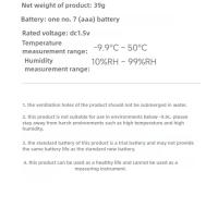 Termómetro Y Higrómetro Inteligente Xiaomi MiaoMiaoCe Estación Meteorológica Con Pantalla Digital HD Función De Reloj Soporte Para Colgar Y Poner En Pie - details 10