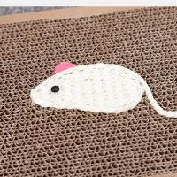 Juguete Para Gatos Placa De Cartón Corrugado Para Masticar Y Afilar Uñas Interactivo Protege Muebles Juguete Para Gatos - details 5