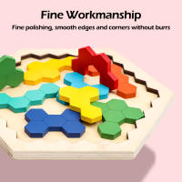 Juego De Rompecabezas De Madera Tangram Tablero Educativo Para Niños Juguete Montessori De Desarrollo Cerebral IQ Test Regalo Para Niños De 3 a 12 Años - details 5