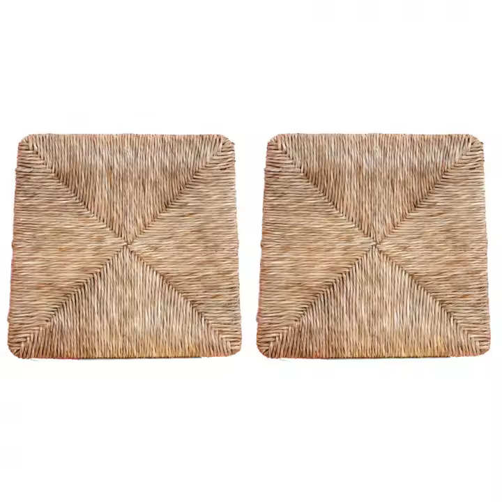 427 2 pz Repuesto asiento silla Silvana estructura inferior paja natural 35x39cm - 1
