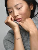 Pandora - Pulsera Moments with Corazón y Cadena De Serpiente-Plata de ley y Baño de Oro Rosa de 14 K - details 2