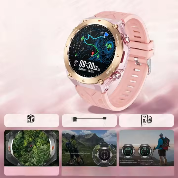 Reloj Inteligente Deportivo Xiaomi 2025 GPS Impermeable 650mAh Bluetooth Llamadas Pantalla AMOLED HD Monitor De Salud Fitness Para Hombres Y Mujeres - 1