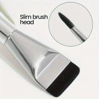 Paleta De Maquillaje Acrílico Con Espátula Y Brocha Para Fundamento Herramienta De Arte De Maquillaje Para Mezclar Fundamento Manicura Sombra De Ojos - details 2