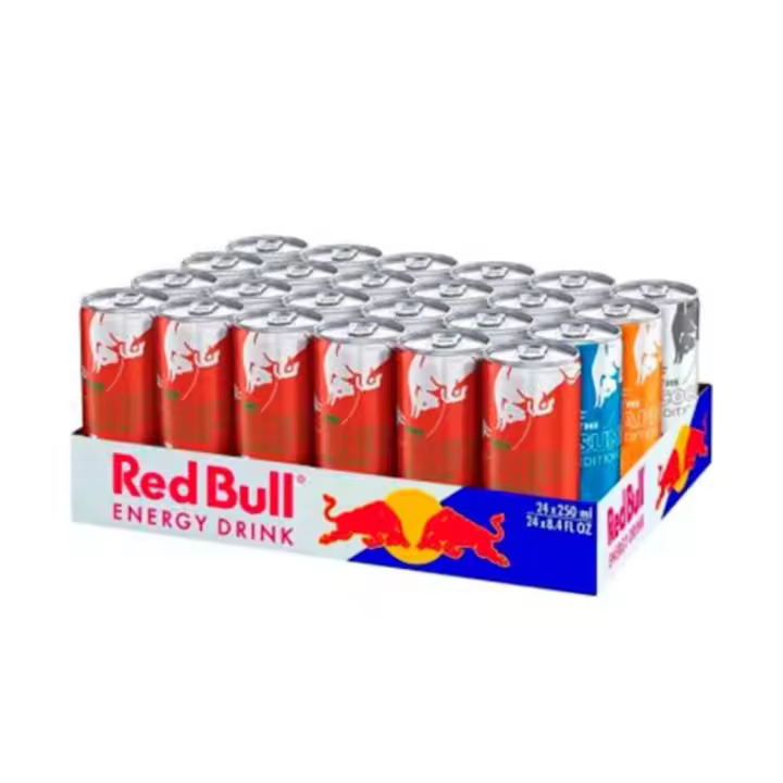 Red Bull Surtido Red Bull Mixed Try Edition - 24 unidades de 250ml - 4 sabores diferentes - 1