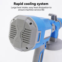 1500W pistola pulverizadora de pintura electrica HVLP, pistola de pintura para paredes de casa spray pulverizador de agua,  boquilla aerografo Muebles de jardín herramientas de pintura prostormer - details 4